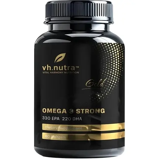 Омега-3 VitalHarmony Gold Omega 3 Strong 60 капсул - фото 1