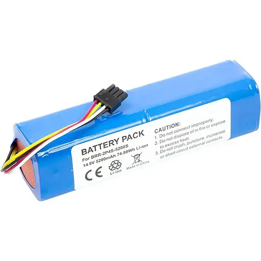 Аккумулятор PowerPlant для пылесоса Xiaomi Mi Robo Mijia Roborock S50 14.8 V 5200 mAh