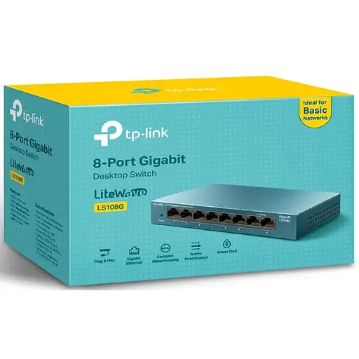 Коммутатор TP-LINK LS108G - фото 4