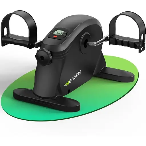 Міні-велотренажер Vigpil YZJ-206 для рук та ніг з РК-дисплеєм та регульованим опором чорний