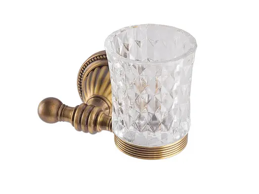 Склянка для зубних щіток Kugu Hestia antique 906A бронза - фото 2