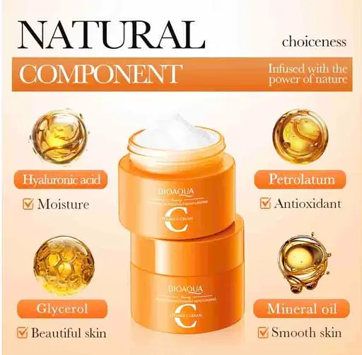 Крем для обличчя Bioaqua Vitamin C Cream з вітаміном С 60 г - фото 3