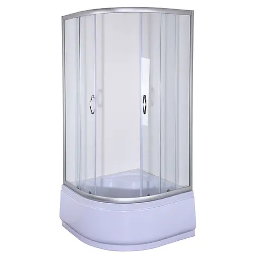 Душевая кабина Bravo Warta 90T 000022470, прозрачный, хром матовый - фото 2