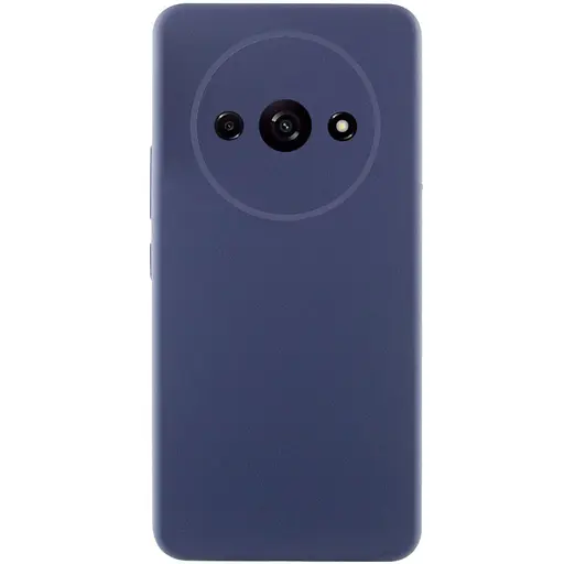 Чохол Lakshmi Silicone Cover Full Camera AAA для Xiaomi Redmi A3 Темно-синій/Midnight blue