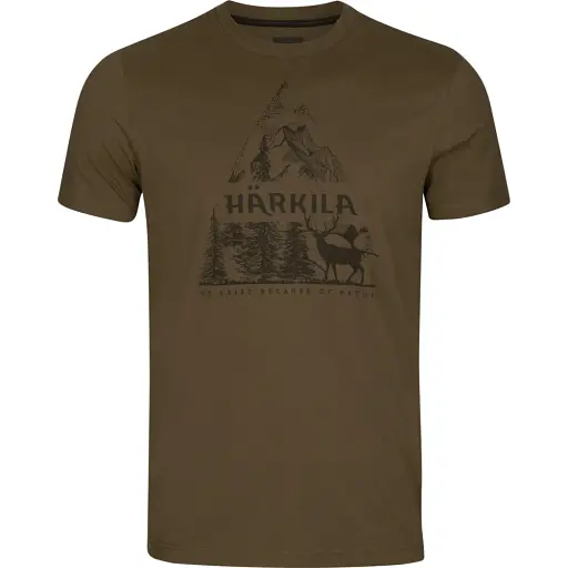 Футболка Harkila Nature S/S T-shirt 2XL Willow green