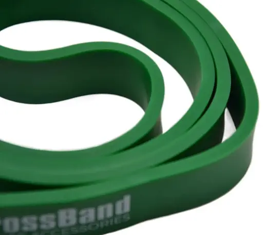 Еспандер-петля PowerPlay 4115 Power Band (гумка для фітнесу і кроссфіту) Зелена (16-32kg) (PP_4115_Green_(16-32kg)) - фото 5