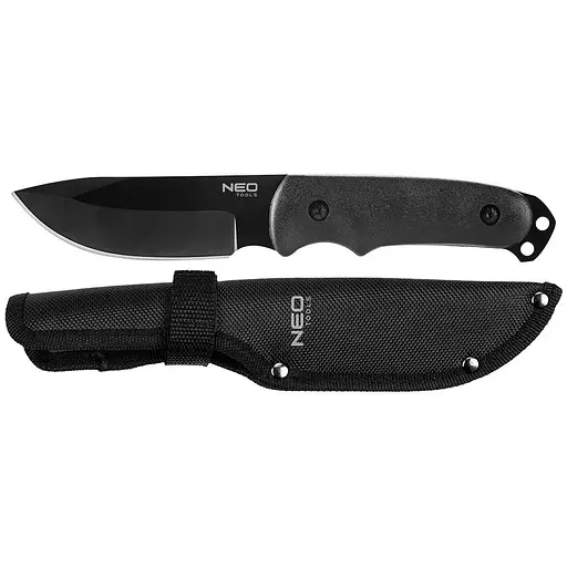 Neo Tools 63-108 Ніж тактичний, 22см, лезо 10.8см, 3Cr13, нейлоновий чохол