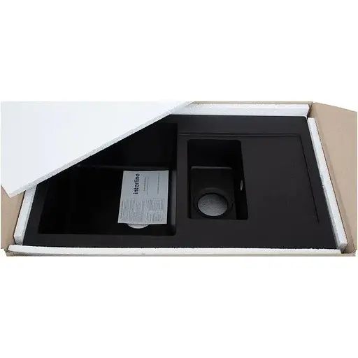 Кухонна мийка Interline Style black - фото 6