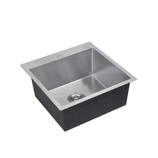 Кухонна мийка Kroner KRP Gebürstet - 5050HM (3,0/1,0 мм) (CV022800) - фото 2