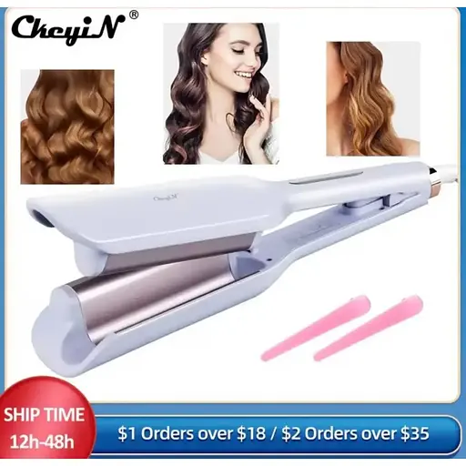 Профессиональный электрический утюжок для волос Ckeyin RD-877B 32 мм - фото 5