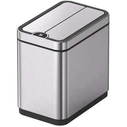 Мусорное ведро сенсорное прямоугольное Koer TC-020112-02 12 л нержавейка (KR5582)  - фото 1