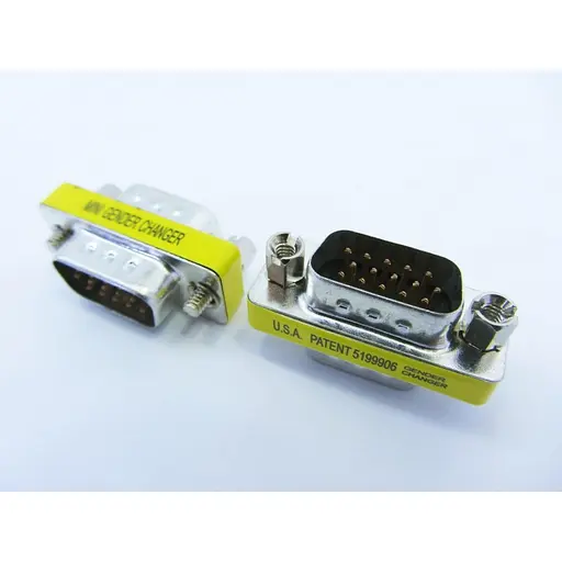 Адаптер-коннектор Adapter Vga AM-AM Вга папа-папа - фото 4