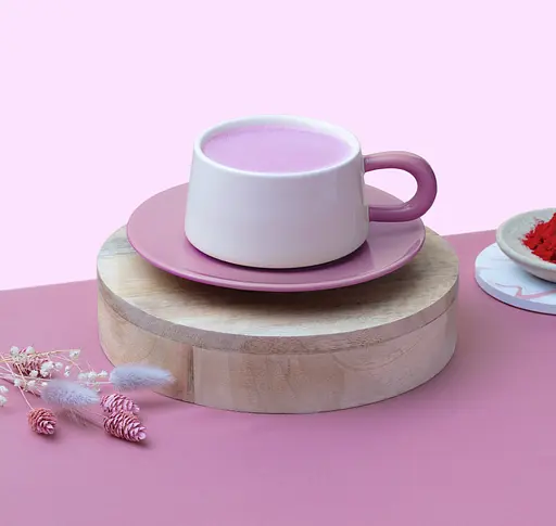 Суха суміш Monbana Pink Latte для приготування лате з ароматом червоних ягід 350 г  - фото 2