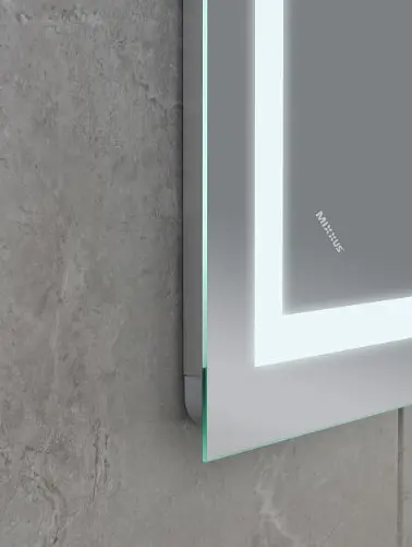 Дзеркало Mixxus Warm MR02-100x60 (годинник, LED-підсвічування, антизапотівання) (MI6003) - фото 5