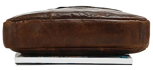 Чоловіча шкіряна сумка Vintage 35х27х9 см sum0012821 - фото 4