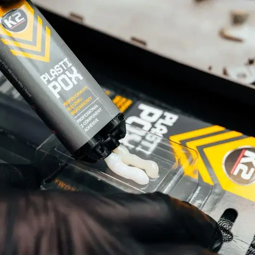 Клей K2 PLASTIPOX двухкомпонентный для пластика 25 г - фото 3