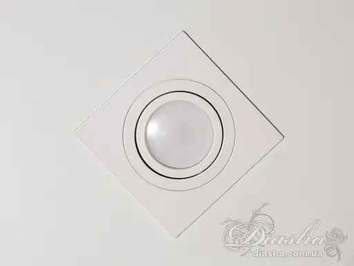 Високоефективний, квадратний поворотний точковий світильник в коридо. - фото 1