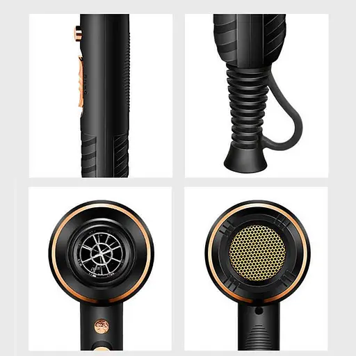 Фен для сушіння та укладання волосся Kemei KM 8896 з дифузором - фото 3