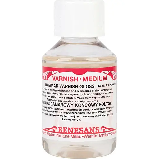 Лак Renesans дамарний глянцевий з захистом від УФ 100 мл   - фото 1