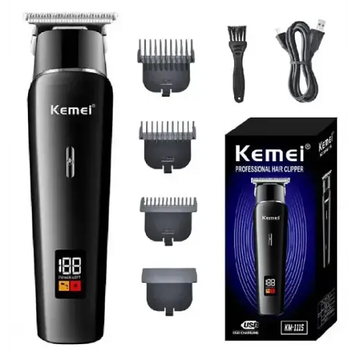 Профессиональный аккумуляторный триммер Kemei KM-1113