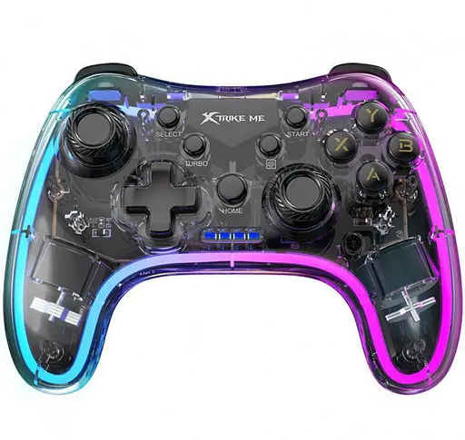 Беспроводной геймпад XTRIKE ME GP-52 с подсветкой Bluetooth Android iOS Play Station 3/4 Nintendo - фото 4