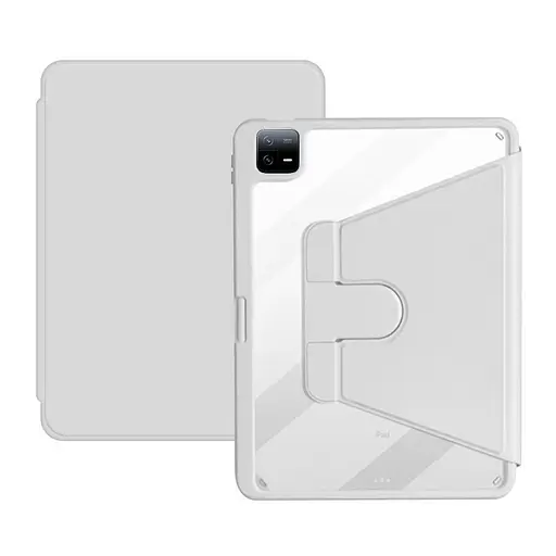 Чохол TPUCristal Pen holder 360 для Xiaomi Pad 6 / 6 Pro 11 2023 Сірий - фото 2