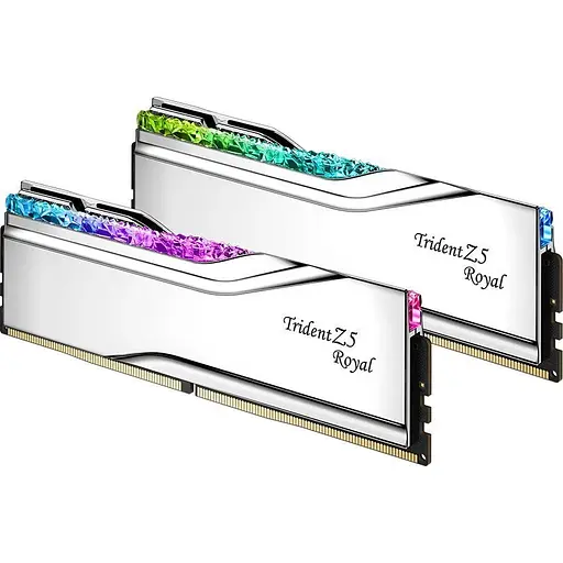 Модуль памяти DDR5 G.Skill Trident Z5 Royal 2x16GB 6000MHz Silver (F5-6000J2836G16GX2-TR5S) [148658] - фото 2