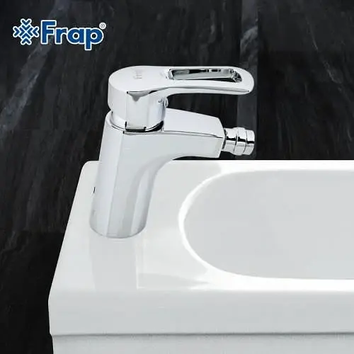 Смеситель для биде Frap F5066 однорычажный латунный Хром 30412 - фото 5
