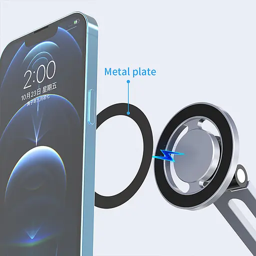 Підставка магнітна MagSafe for Apple FY58 Silver - фото 7