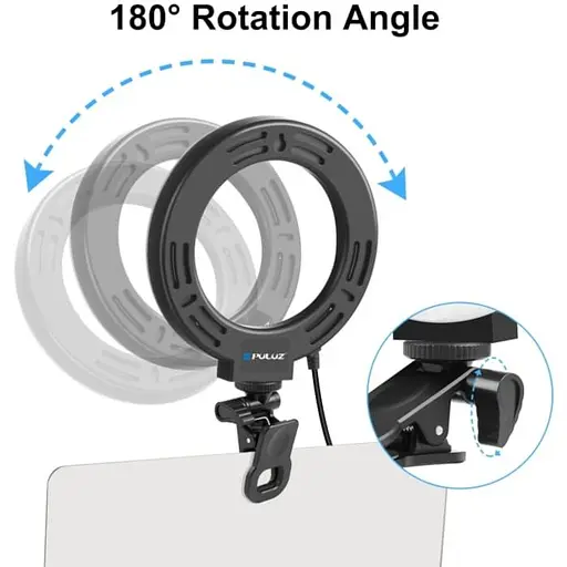 Кільцева USB LED лампа Puluz PU568B 6.2" - фото 3