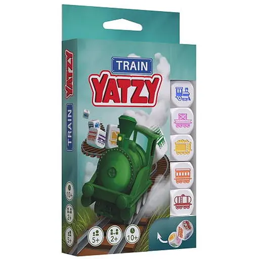 Настольная игра Smart Яцзы. Поезда (Train Yatzy) (англ.) + QR-код на укр. правила (YTZ001) - фото 1