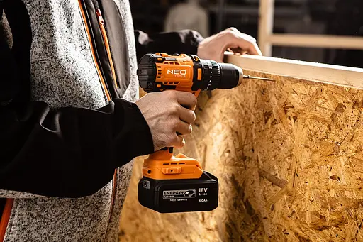 Шурупокрут-дриль акумуляторний Neo Tools Energy+ 18В безщітковий 95 Нм 0-320 0-1700 об/хв 1.2 кг без АКБ та ЗП - фото 2