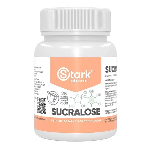 Сукралоза Stark Pharm Stark Sucralose 25 g (1086-100-18-8011950-20)