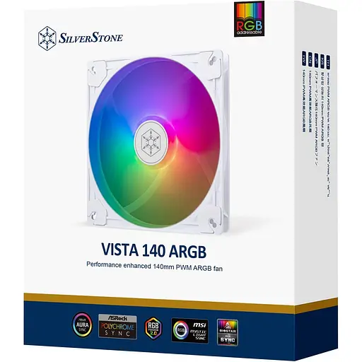 Вентилятор SilverStone VISTA 140 ARGB White (SST-VS140W-ARGB) - фото 10