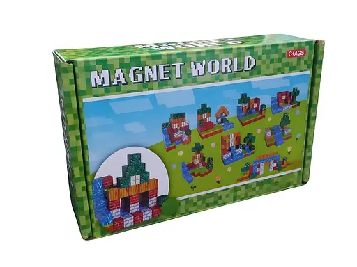 Магнітний конструктор Magnet World Хатинка на 64 деталі (TB11) - фото 4