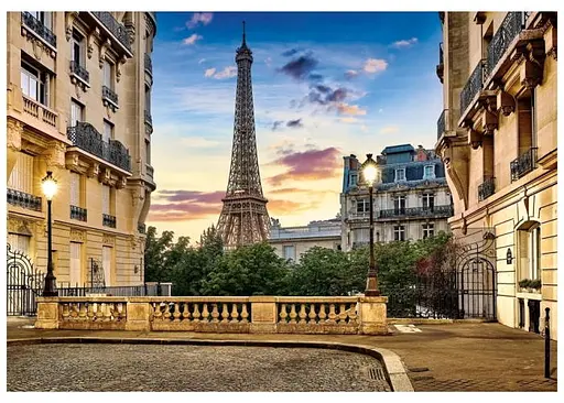 Пазл Castorland Прогулка по Парижу на закате 1000 эл. (C-104925) - фото 2