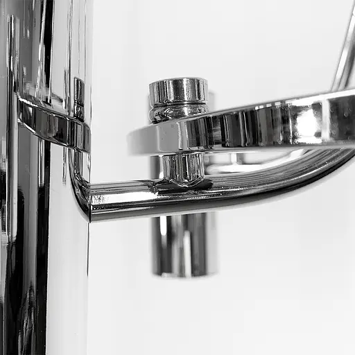 Підвісна срібна люстра ZION на 6 спотів Line.F MJ 129/6 CH - фото 3