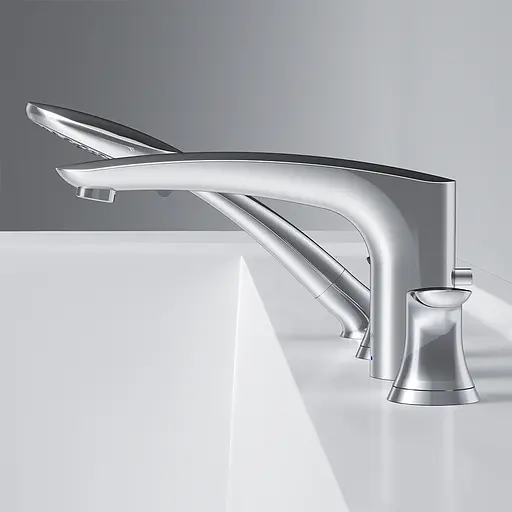 Смеситель на борт ванны AM.PM Like 4-х секционный (F8001300) - фото 5