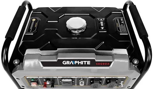 Генератор Синхронний GRAPHITE 40кг 2200 Вт / 2000 Вт / Бензин (58G904) - фото 7
