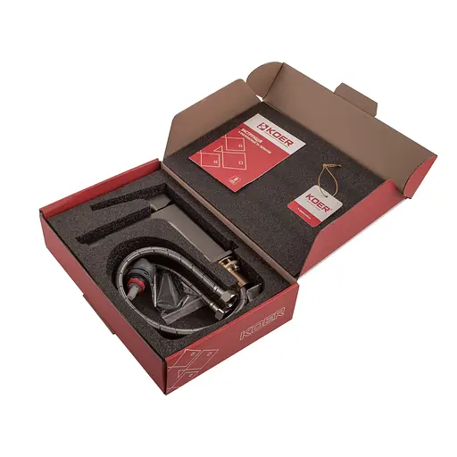 Змішувач для умивальника Koer KB-10031-07 KR5432 Графит - фото 6