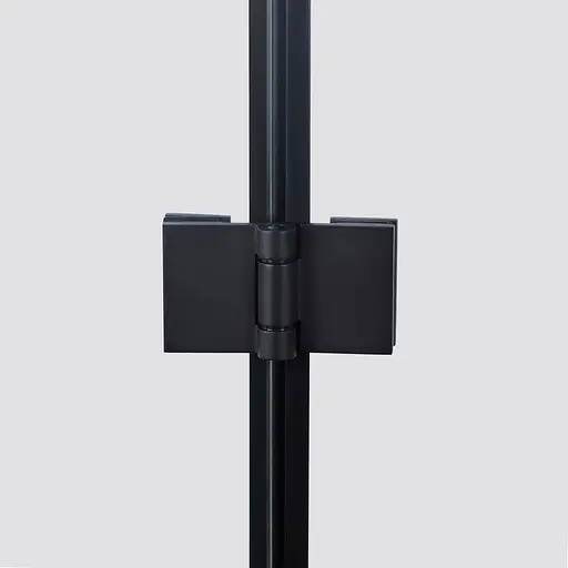 Душова кабіна Qtap Capricorn BLA10128RC6 120x80 см, скло Clear 6 мм, покриття CalcLess без піддона, Чорний, Універсальна, прозорий - фото 4