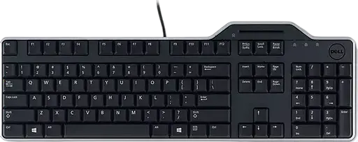 Клавіатура Dell KB813 Smartcard Black (580-18360) - фото 3