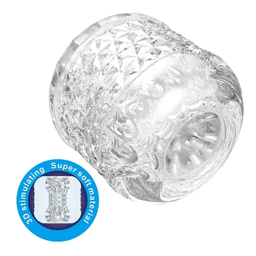 Мастурбатор Pretty Love Cole (прозорий) - фото 6