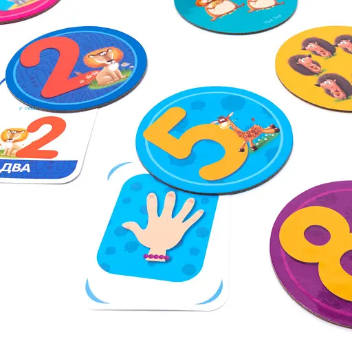 Дитяча настільна гра "Цифри, рахунок" VT2911-09 для найменших - фото 3