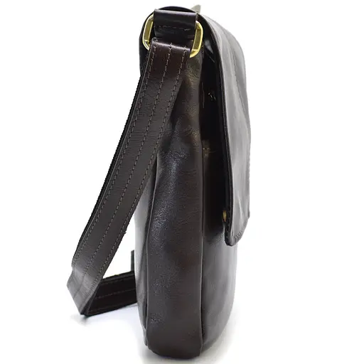 Чоловіча шкіряна сумка через плече TARWA 22х25.5х4 см sum0025759 - фото 4