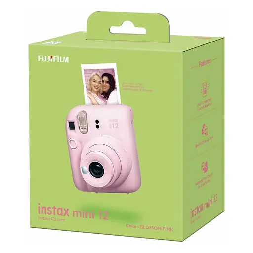 Набор камера Fujifilm Instax Mini 12, Фотобумага 50 шт, Чехол, Фотоальбом 108 фото Розовый - фото 6