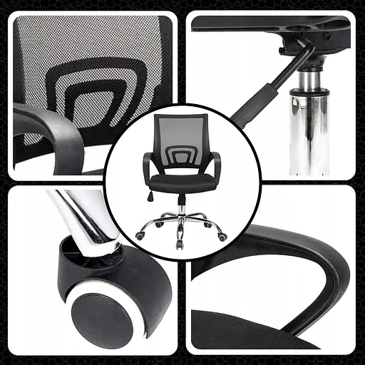 Офисное кресло Middle Black (100006) - фото 10