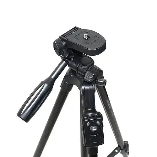 Штатив тренога NeePho NP-8810 не съемная площадка + держатель + пульт + чехол (50-150см) Черный - фото 4