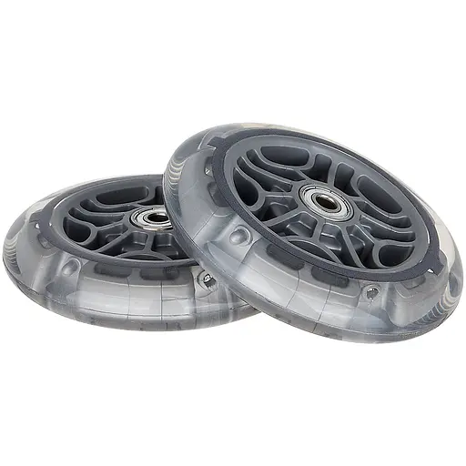 Набор колес для самокатов Globber серии Goup/Primo/Elite/Master Ø121 мм светится 3 цвета 2 шт. (538-002) - фото 1