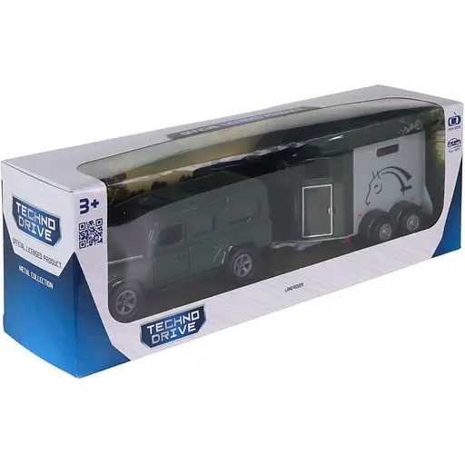 Ігровий набір TechnoDrive Land Rover з причіпом і фігурками коней (520460.270) - фото 14